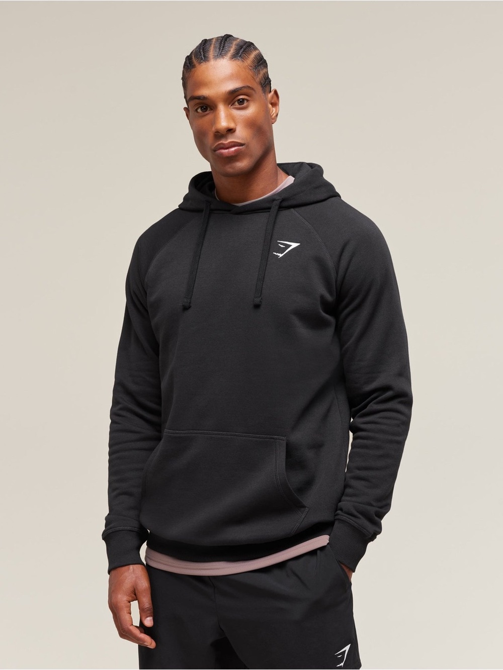 Gymshark Crest Pullover Hoodie with White Logo